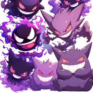Ghost Pokemon Images - Gengar Clipart