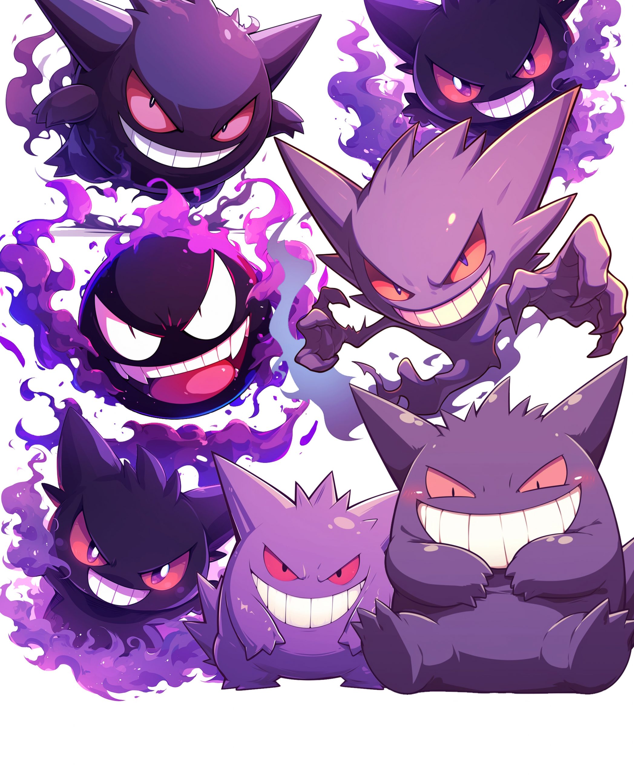 Ghost Pokemon Images - Gengar Clipart
