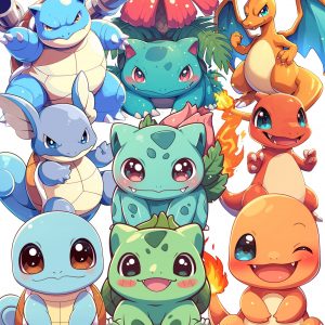 Starter Pokemon Images - PNG Files